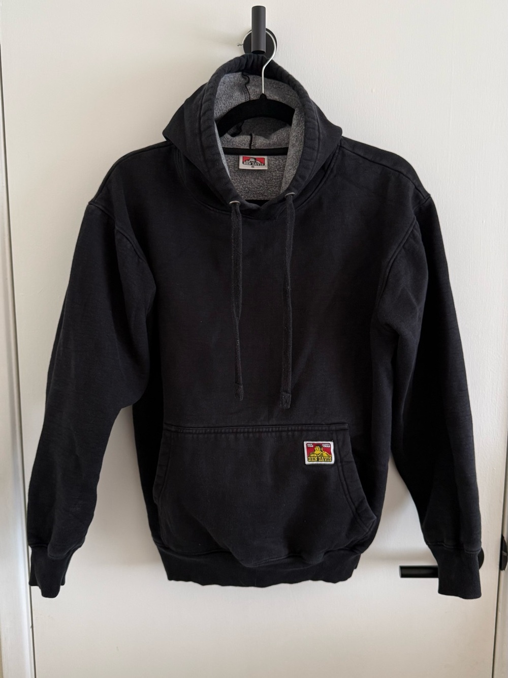 Ben Davis Heavyweight Pullover Workwear Hoodie Black